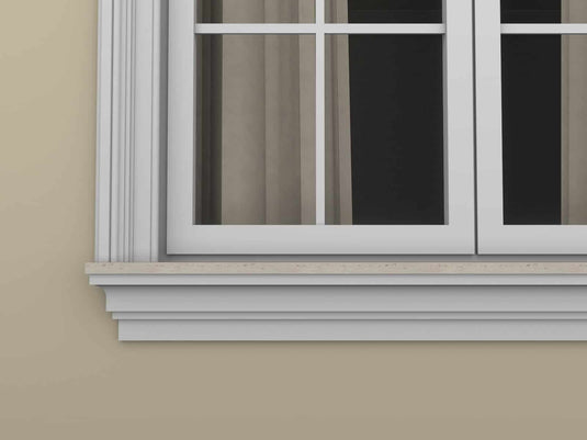 Windowsill Cornice Plaster Coated EPS - P-305 55mm x 125mm