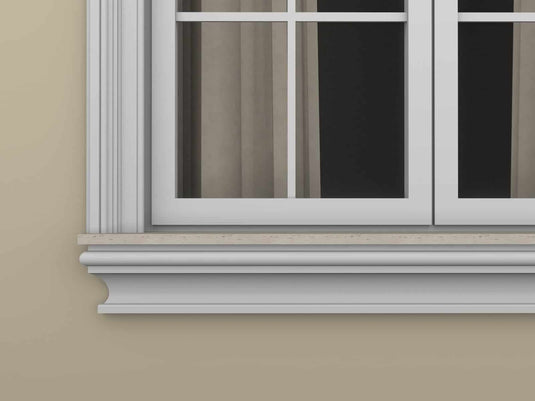 Windowsill Cornice Plaster Coated EPS - P-306 60mm x 150mm