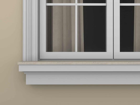 Windowsill Cornice Plaster Coated EPS - P-307 120mm x 150mm