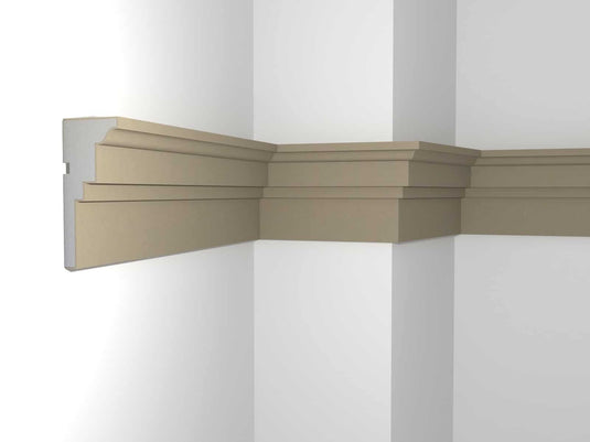 Windowsill Cornice Plaster Coated EPS - P-308 55mm x 130mm