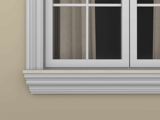 Windowsill Cornice Plaster Coated EPS - P-311 60mm x 140mm