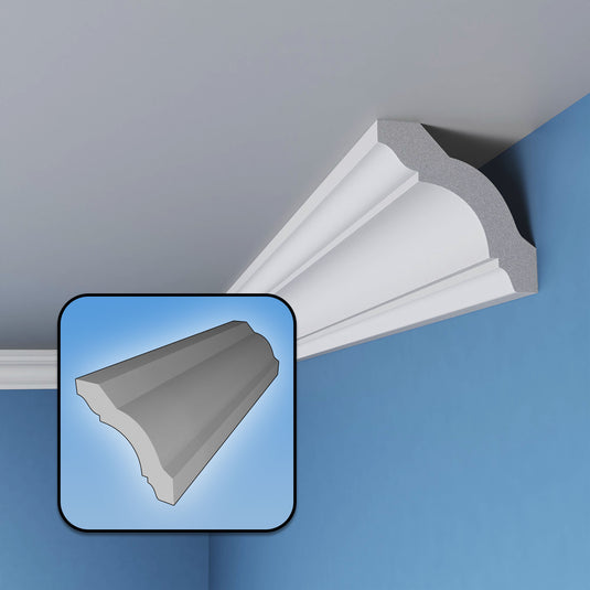 Polystyrene Coving for Wall Ceiling BFA1 Lightweight XPS