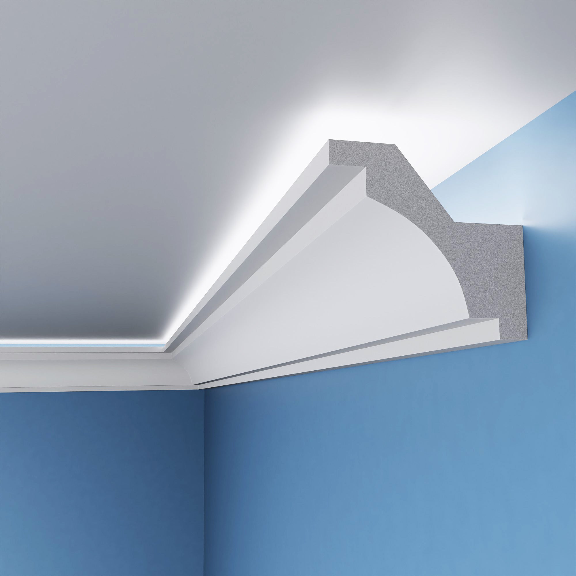 Led Plaster Coving Polystyrene Coving for LED BFS1 Lightweight XPS
