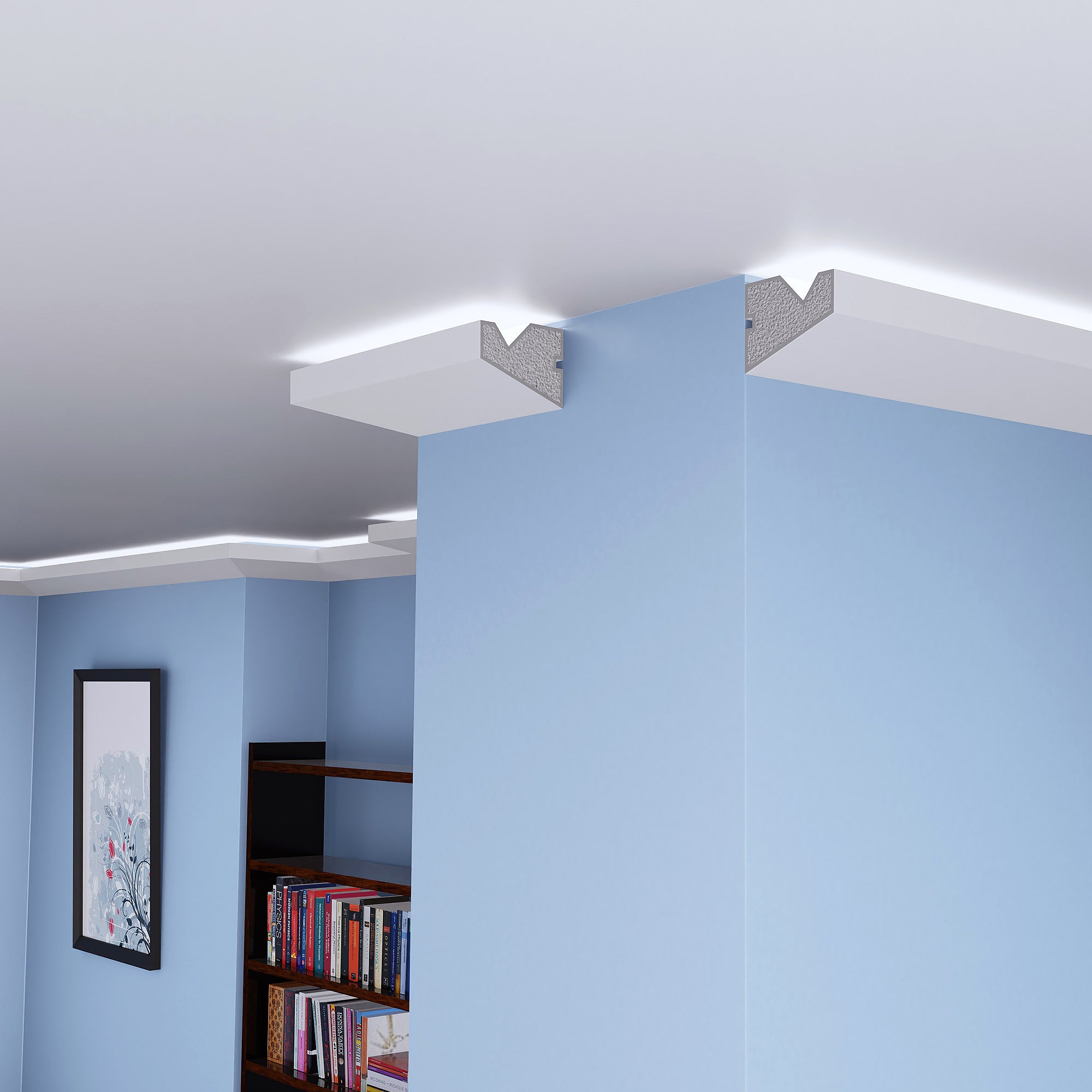 Covuing Plaster Coated Coving for LED SH1 115mm x 90mm