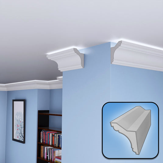 Plaster Coated Coving for LED SH30