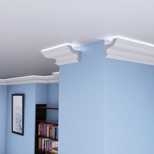 Plaster Coated Coving for LED SH7 120mm x 120mm